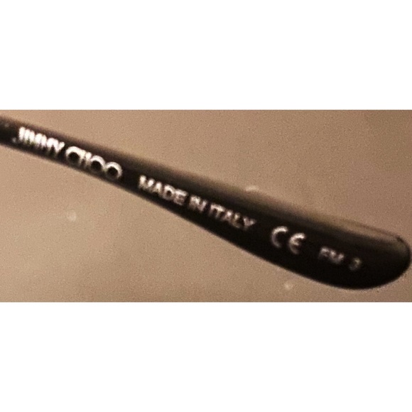 Jimmy Choo Ave/S 80790 Metal Aviator Sunglasses Black 58mm/UNISEX - Picture 14 of 16